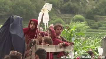 EARTHQUAKE AFGHANISTAN BOY BANDAGE